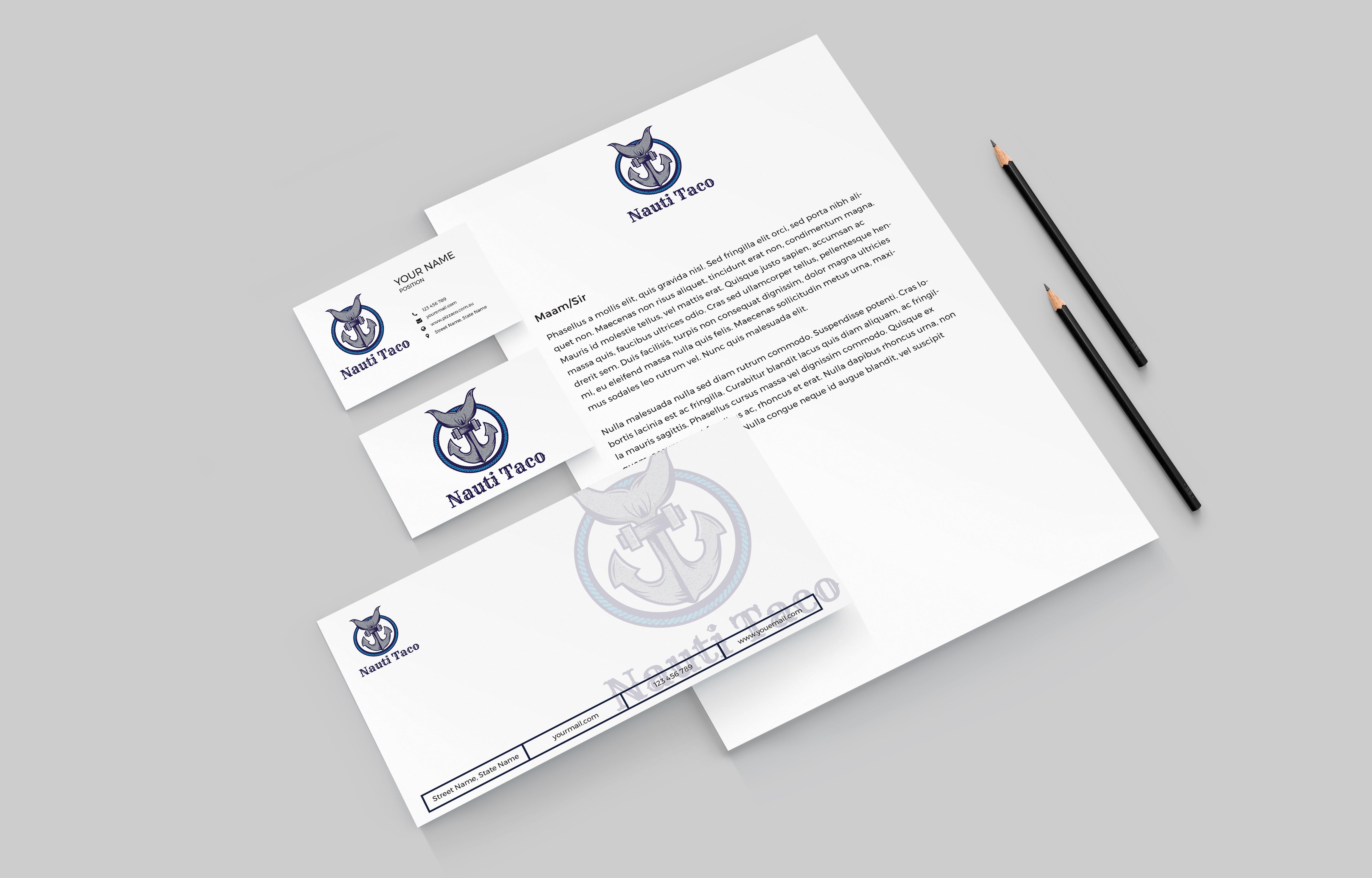 Logo Design by Jose Alvin for Nauti Taco | Design #23873669