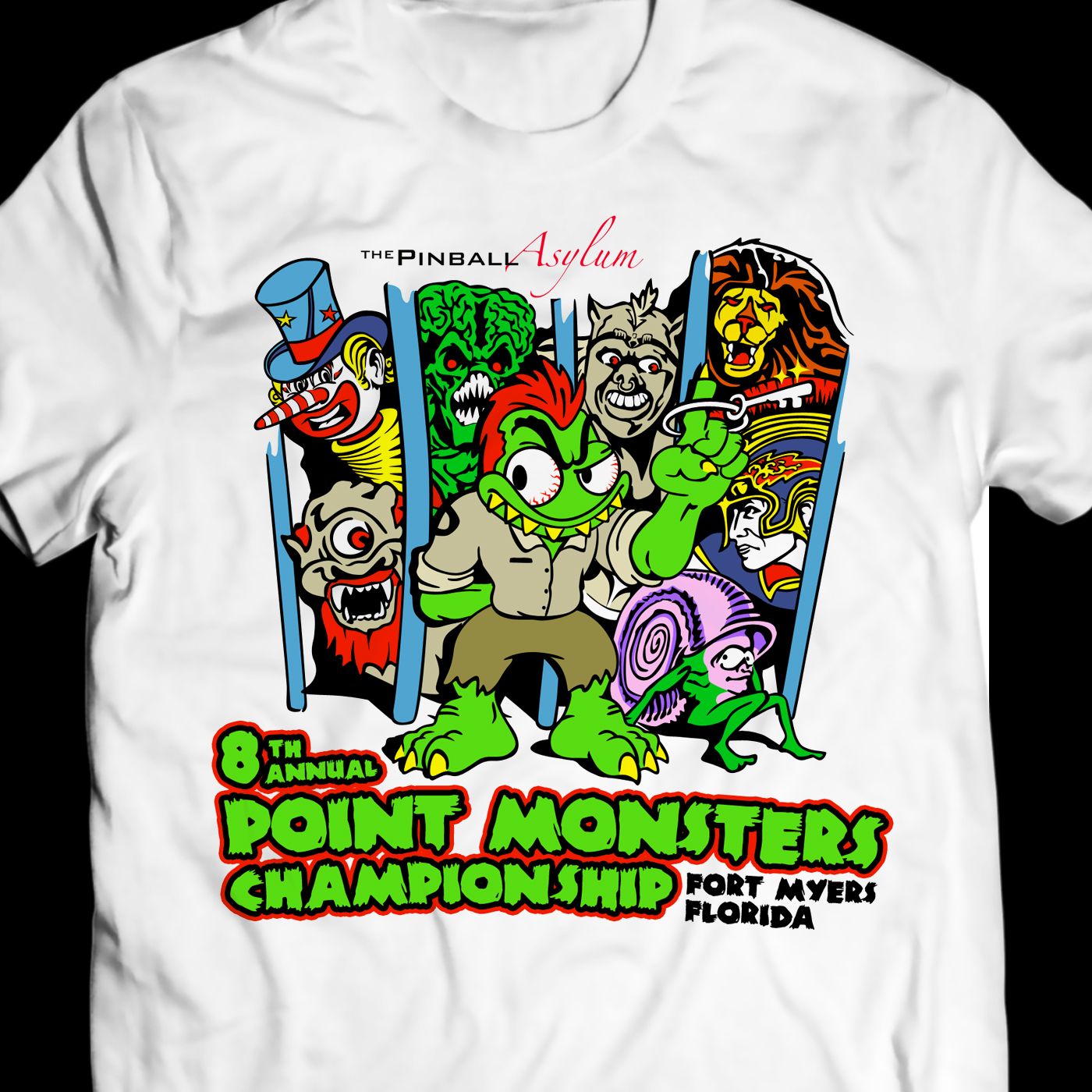 T-Shirt-Design von Abiyoso28 für The Pinball Asylum | Design #24203901