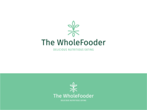 Company name: The WholeFooder   Tag line: Delicious Nutritious Eating | Logo Design by Gio Ville