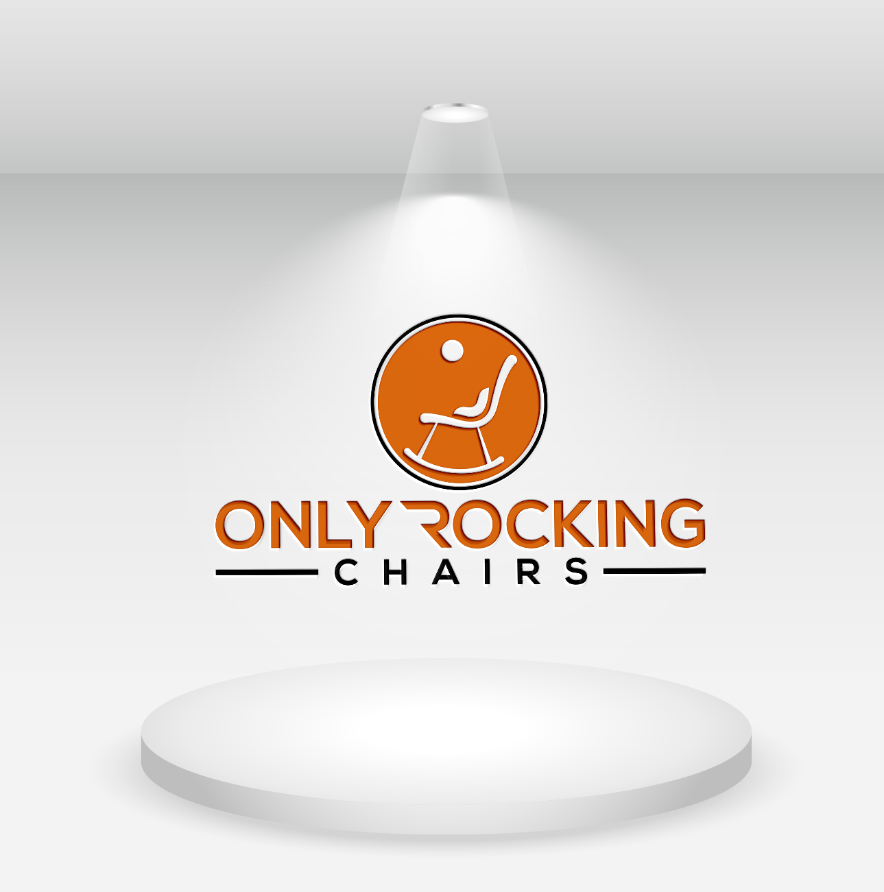 Logo Design by DONAL JR for Only Rocking Chairs | Design: #23923410