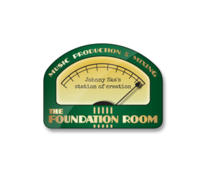 The Foundation Room, Johnny Ska's station of creation, music production & mixing | Logo Design by vpt_creations