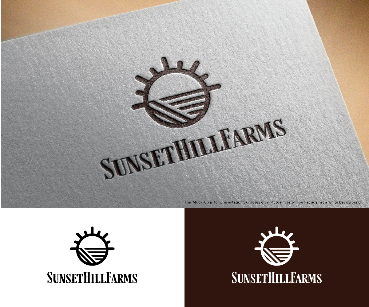 Logo Design by nicolca37 for SunsetHillFarms | Design #23865887