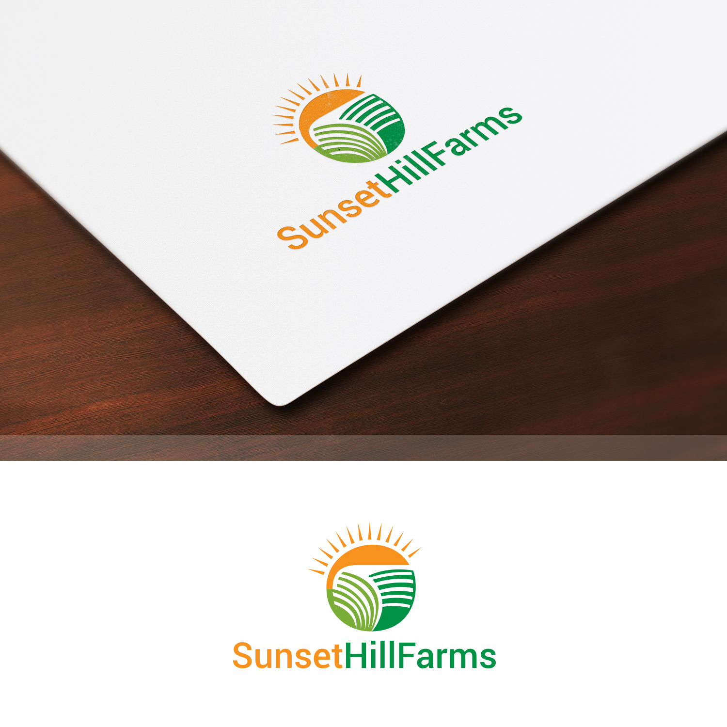 Logo Design by MG.graphics for SunsetHillFarms | Design #23867247