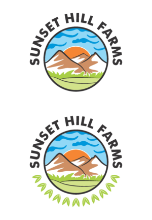 Logo-Design von graphics1 für SunsetHillFarms | Design #23874128