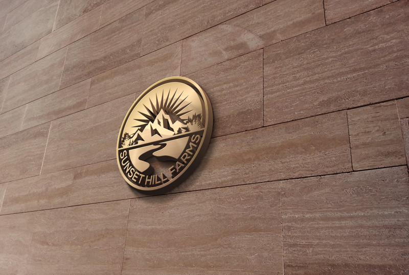 Logo Design by monmon for SunsetHillFarms | Design #23867963