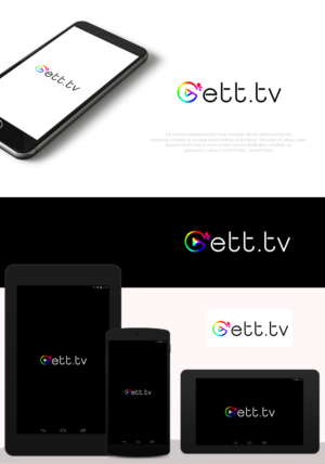 Gett.tv or Gett.TV or Gett and TV separated | Diseño de Logo por SL Designer