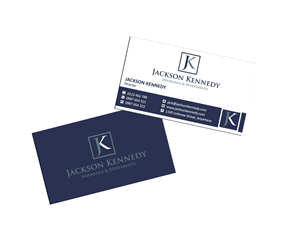 Business cards for financial advisor-insurance agent firm | Diseño de Tarjeta de Presentación por MT