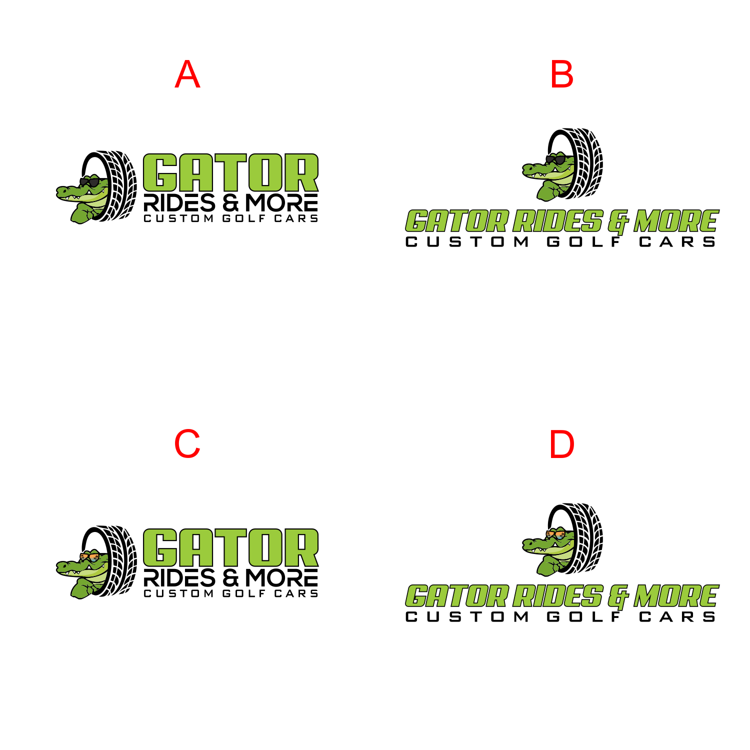 Logo Design by Alya Fikria Rabbani for Gator Rides & More | Design #23888974