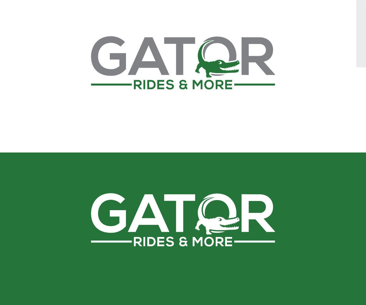 Logo Design by sk moheuddin 2 for Gator Rides & More | Design #23867580