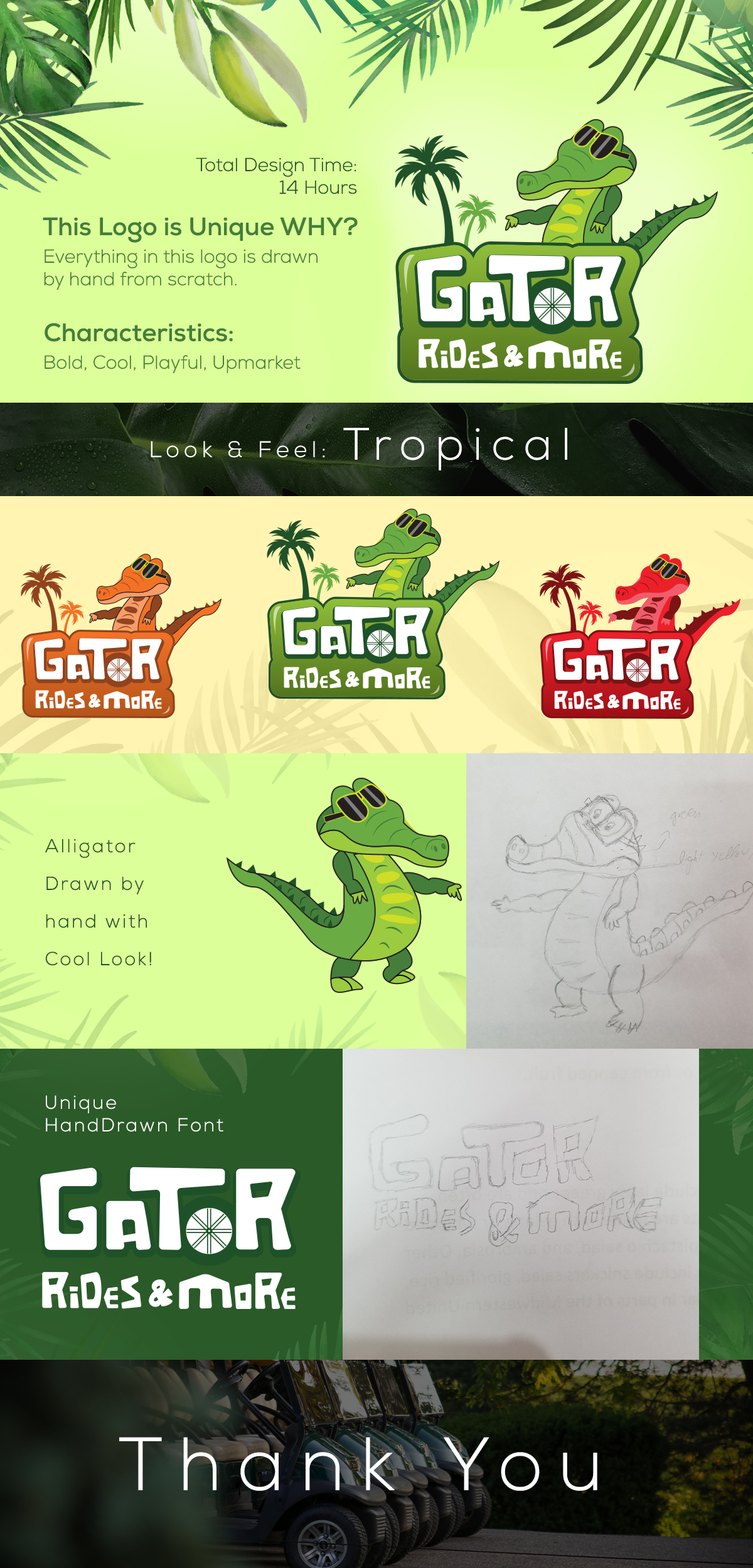Diseño de Logo por SamtheVT para Gator Rides & More | Diseño #23902239