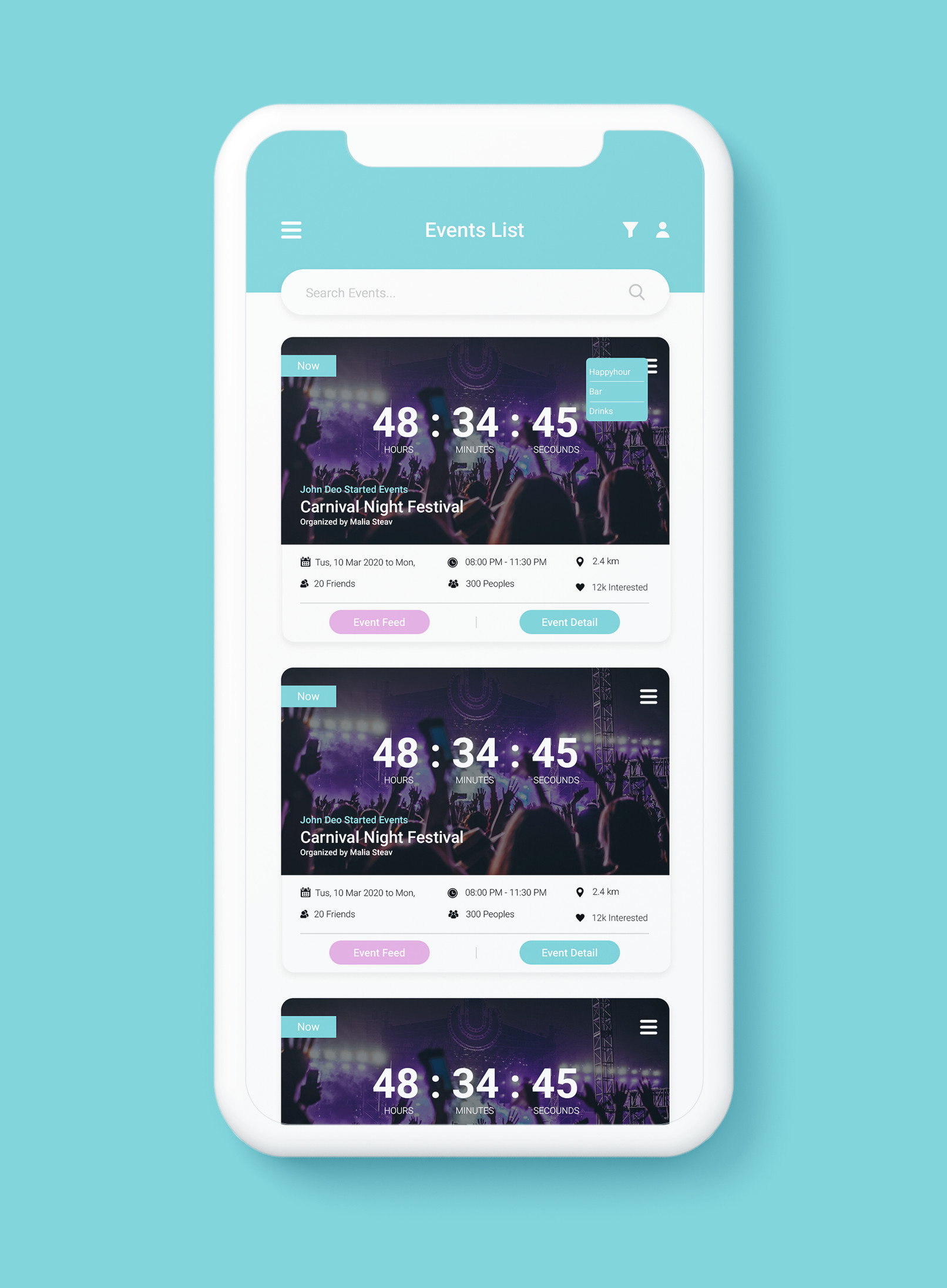 App Design by Samahir Sharif for this project | Design #23909471