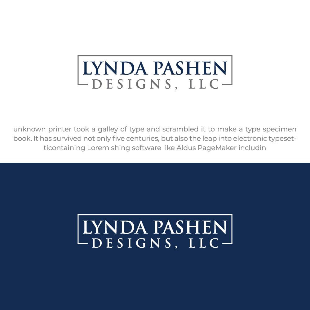 Logo Design by R.design for Lynda Pashen Designs, LLC | Design #23872640