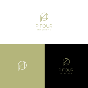 P Four Interiors  | Logo Design by GVisions