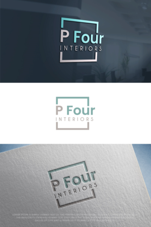 P Four Interiors  | Logo Design by GoodTimes$$$