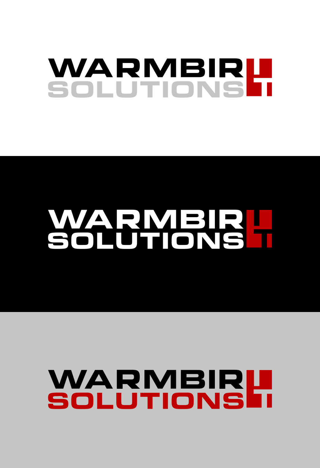 Logo Design by fatiyadesign for Warmbir IT Solutions, LLC | Design #23880791
