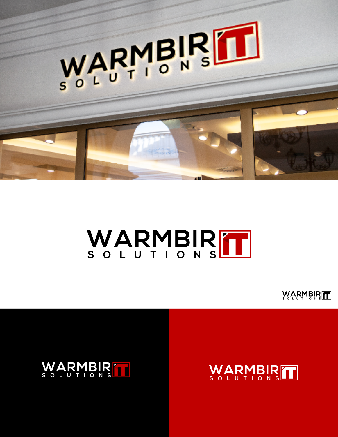 Logo Design by fatiyadesign for Warmbir IT Solutions, LLC | Design #23889297