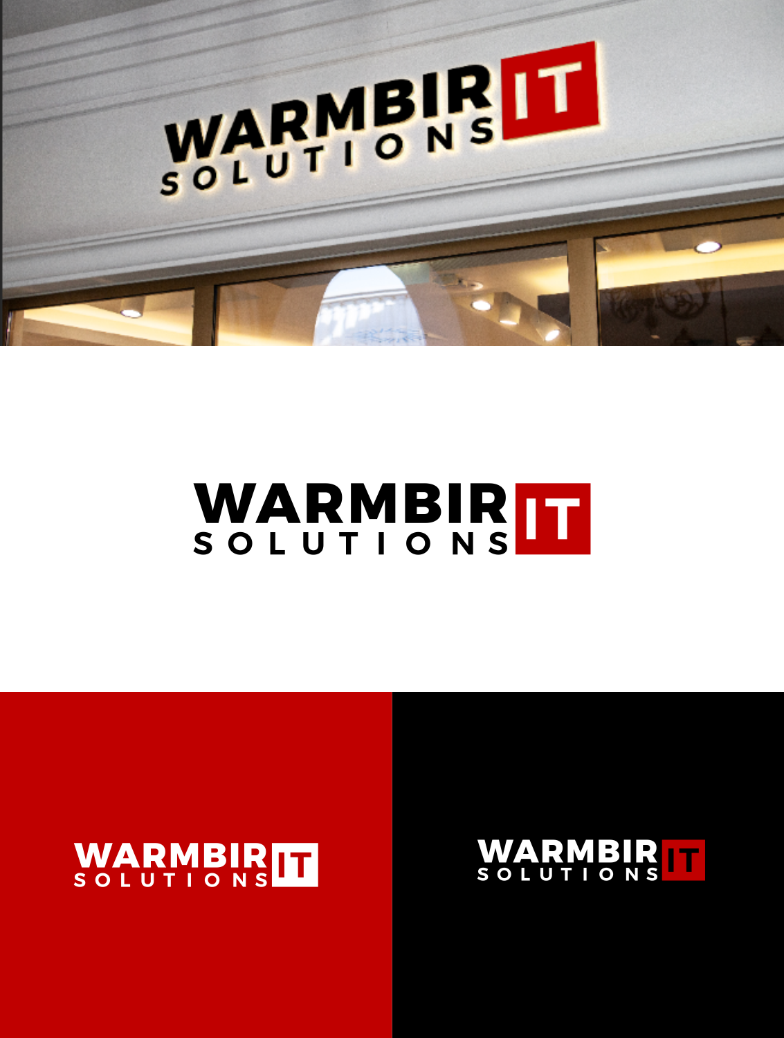 Logo Design by fatiyadesign for Warmbir IT Solutions, LLC | Design #23889365