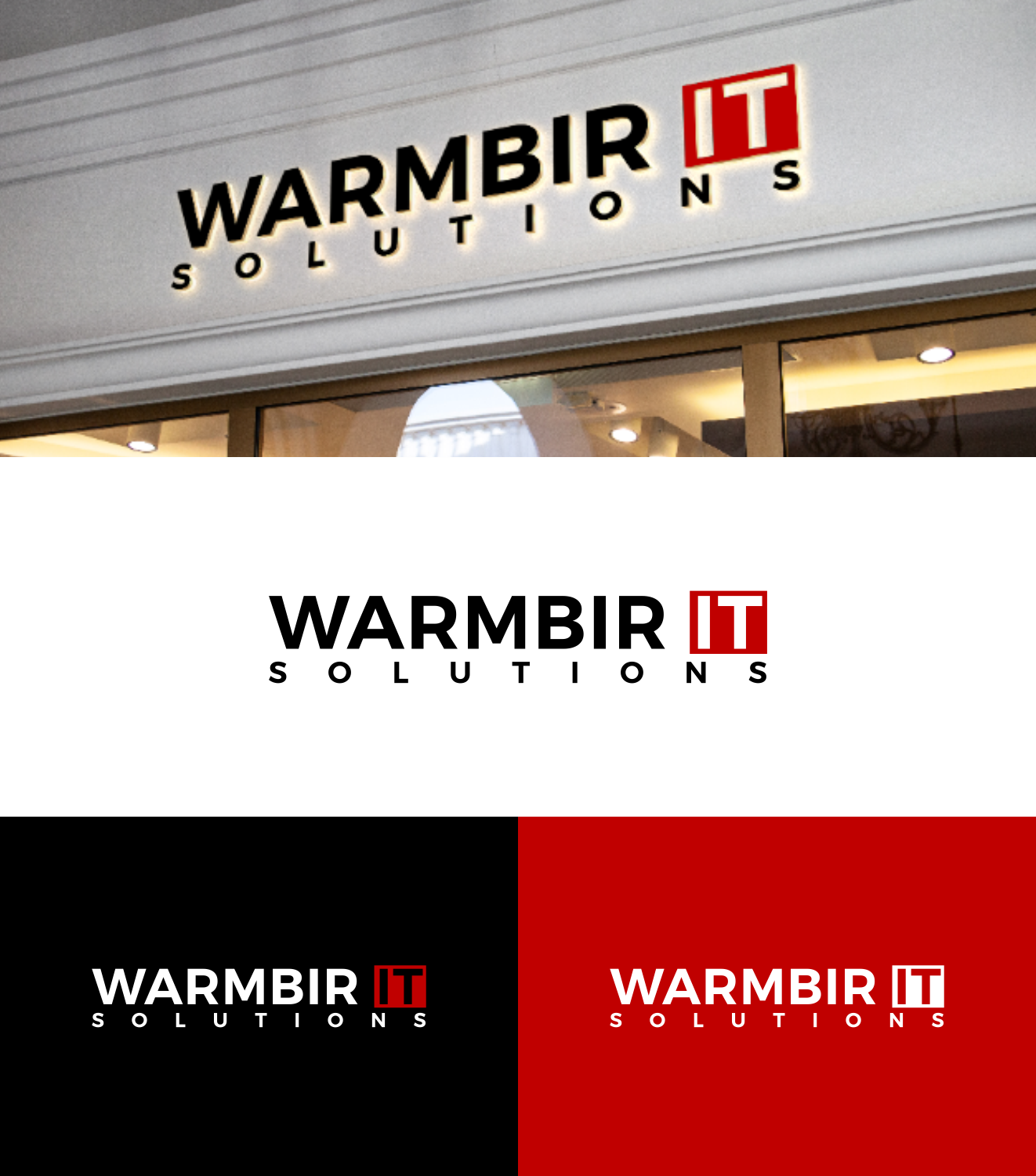 Logo Design by fatiyadesign for Warmbir IT Solutions, LLC | Design #23889730