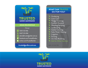 Business Card Design by Chrystal for this project | Design: #737549