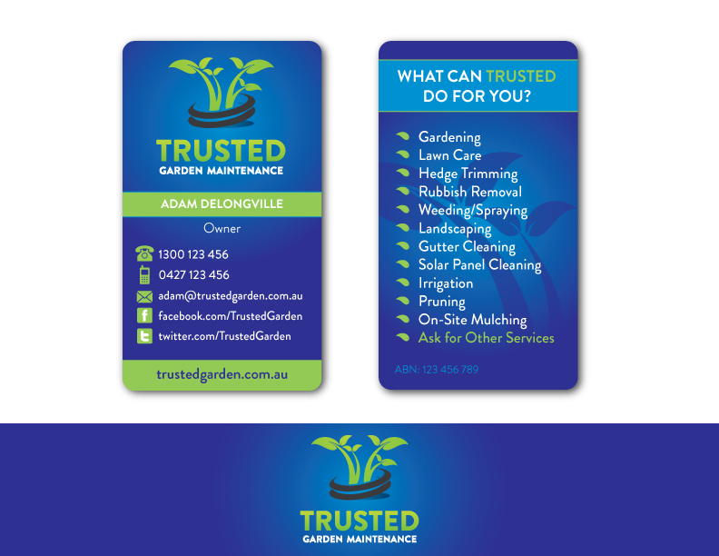 Business Card Design by Chrystal for this project | Design #737566