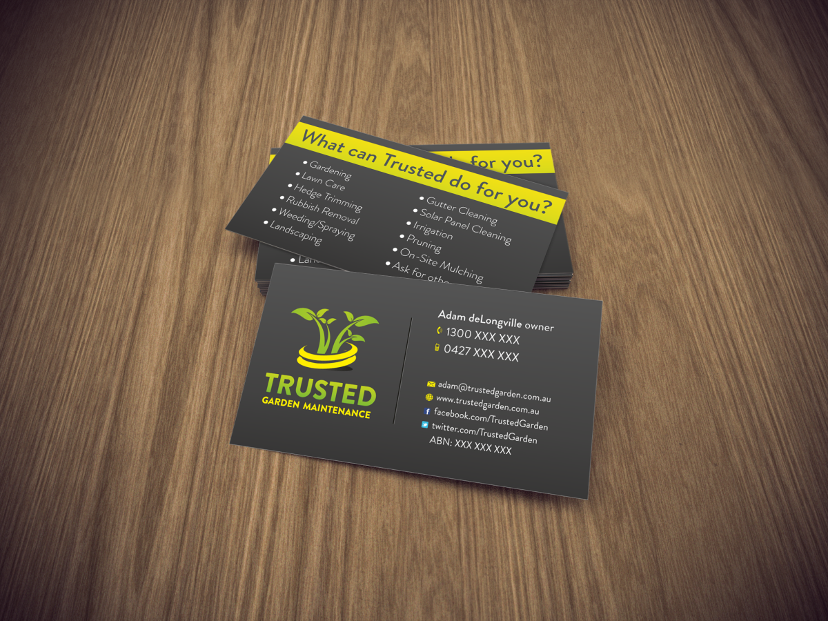 Business Card Design by HYPdesign for this project | Design #733450