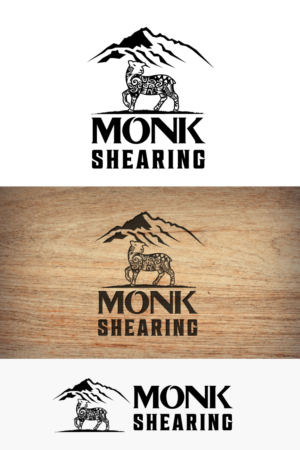 Monk Shearing | Logo Design by Sergio Coelho