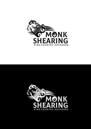 Monk Shearing | Logo Design by Praza
