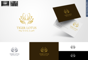 Logo Design by Anhlee for Tiger Lotus Yoga | Design: #23874790