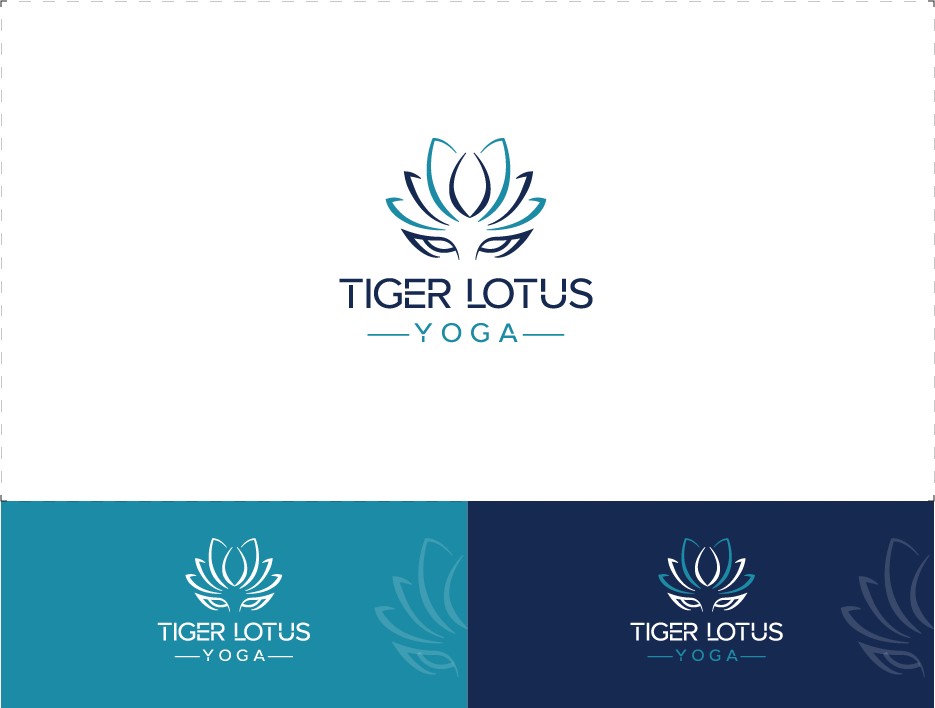 Logo Design by Anhlee for Tiger Lotus Yoga | Design #23883002