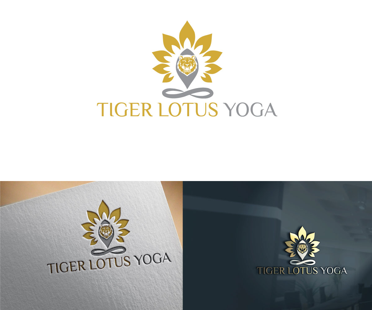Logo Design by sk moheuddin 2 for Tiger Lotus Yoga | Design #23876357