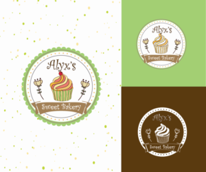 Logo-Design von Pinkberri für Alyx's Sweet Bakery | Design #23876478