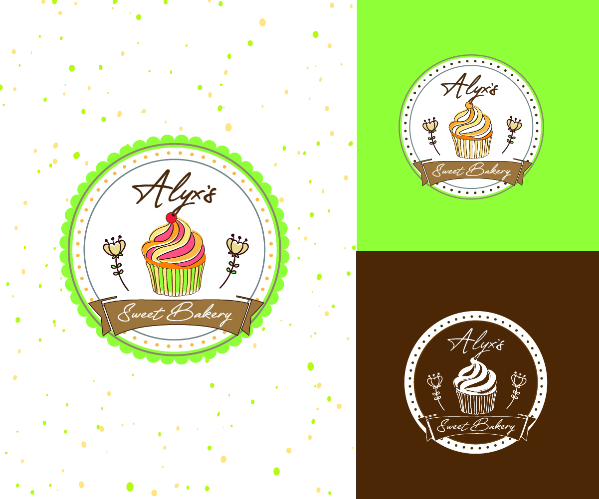 Logo Design by Pinkberri for Alyx's Sweet Bakery | Design #23876483