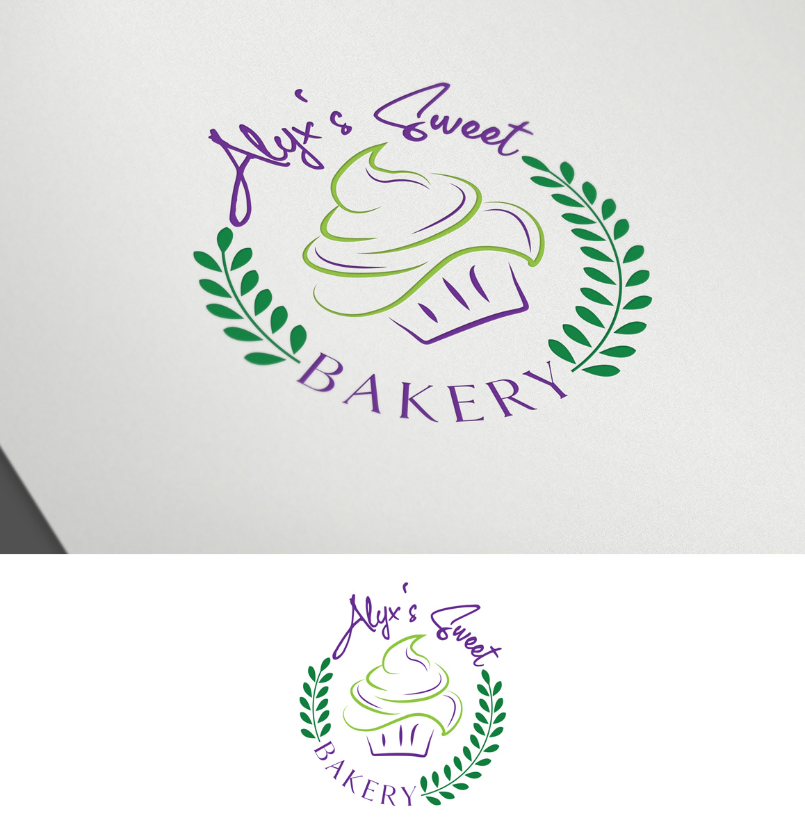 Logo Design by DesignConnection Impressive Sol for Alyx's Sweet Bakery | Design: #23883202