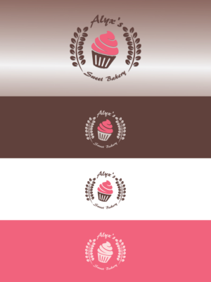 Logo Design by Sheikh Designer for Alyx's Sweet Bakery | Design: #23888643