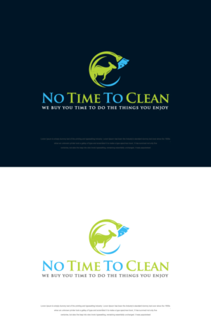 No Time To Clean | Logo Design by sushsharma99