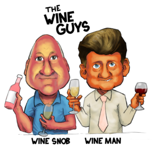 Wine Guys are 2 guys that enjoy wine in the Bahamas.    | Design de Figurine par kaiser77