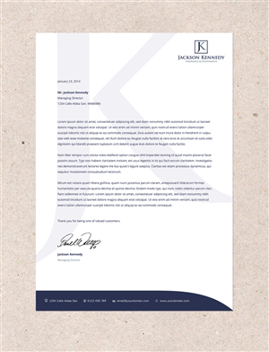 Letterhead Design by juca for this project | Design: #3011269