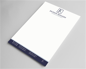 Letterhead for financial advisor-insurance agent firm