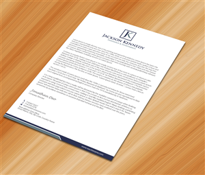 Letterhead for financial advisor-insurance agent firm | Letterhead Design by Sarmishtha Chattopadhyay_loginchange