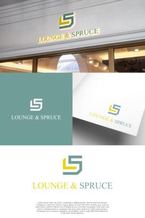 Lounge & Spruce | Logo Design by laba tiada henti