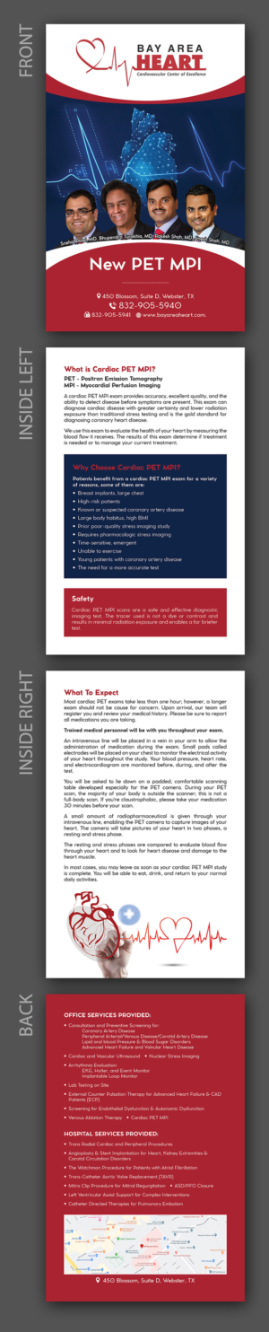 Existing Cardiology Practice now offering New PET MPI Services Brochure | Design de Flyer par Emmanuel Creations