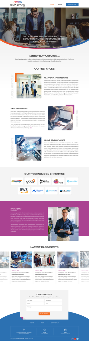 Data Spark Website | Web Design by Creative Design