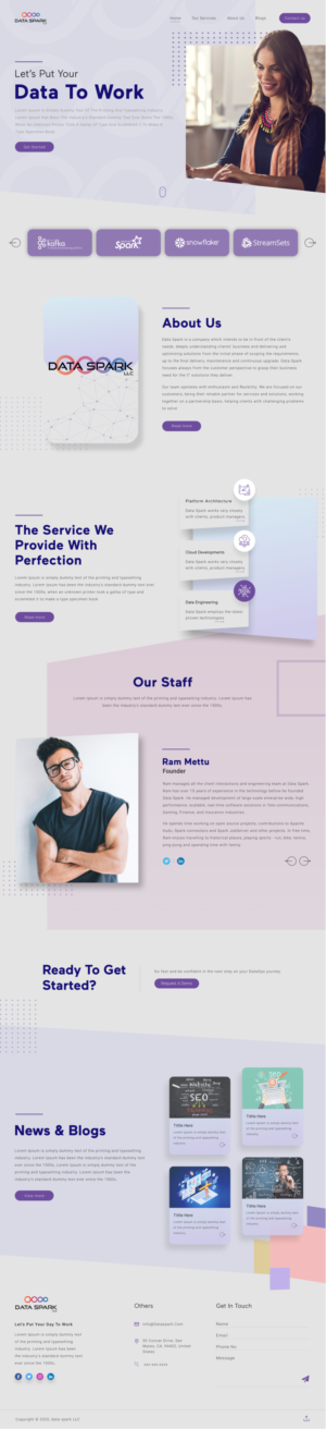 Web-Design von Hassaan Shah für dieses Projekt | Design: #23892284