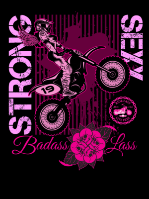 Diseño de Camiseta por HUNG LEE para Badass Lass, LLC | Diseño: #23888931
