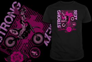 Diseño de Camiseta por HUNG LEE para Badass Lass, LLC | Diseño: #23888954