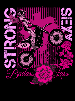 Diseño de Camiseta por HUNG LEE para Badass Lass, LLC | Diseño #23890287