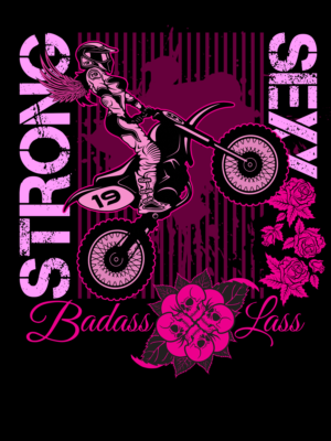 Diseño de Camiseta por HUNG LEE para Badass Lass, LLC | Diseño: #23890288