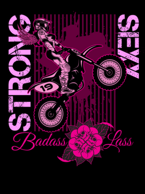 Diseño de Camiseta por HUNG LEE para Badass Lass, LLC | Diseño: #23890289