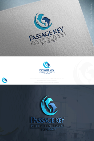 Passage Key Dolphin Tours  / 941-702-2022 | Logo-Design von designbysy