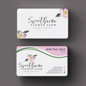 Visitenkarten-Design von INDIAN_Ashok für Sweetbriar Flower Farm | Design: #23909484